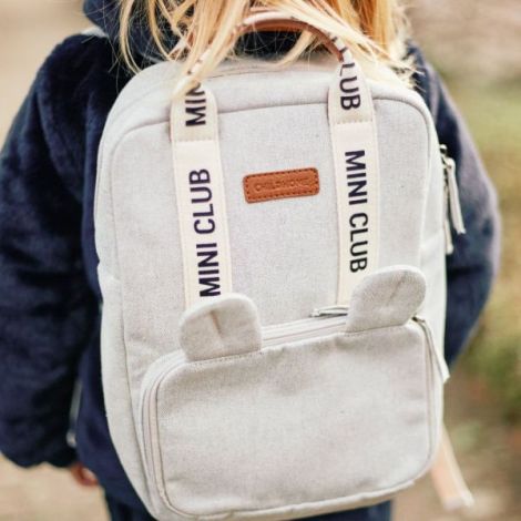 Rucsac pentru copii Childhome Mini Club Signature Alb - poza 3