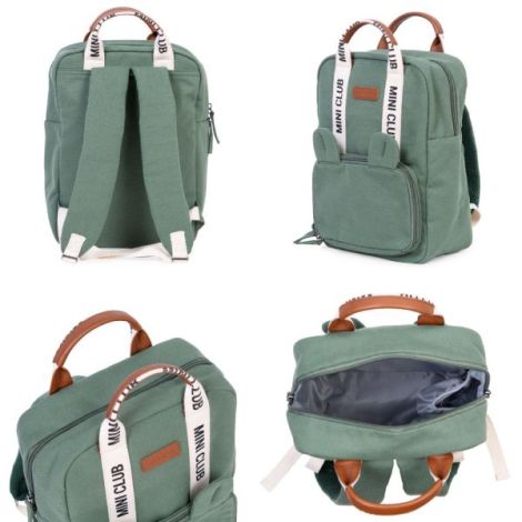 Rucsac pentru copii Childhome Mini Club Signature Verde - poza 2