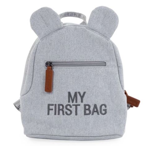 Rucsac pentru copii Childhome My First Bag Canvas Gri - poza 1