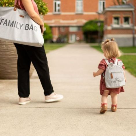 Rucsac pentru copii Childhome My First Bag Canvas Gri - poza 4