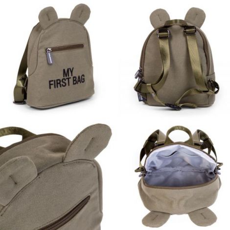 Rucsac pentru copii Childhome My First Bag Kaki - poza 4