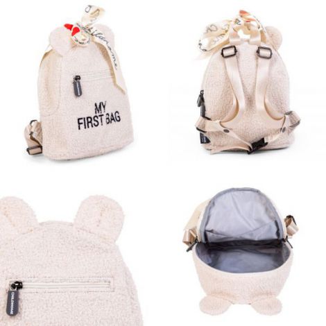 Rucsac pentru copii Childhome My First Bag Teddy Ecru - poza 2
