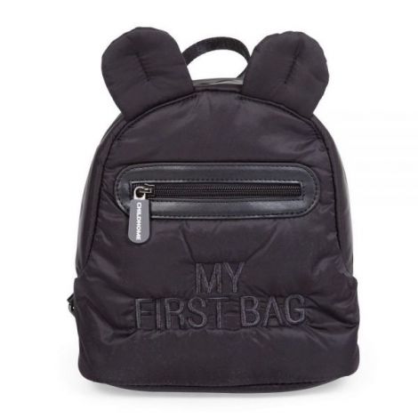 Rucsac pentru copii matlasat Childhome My First Bag Negru - poza 1