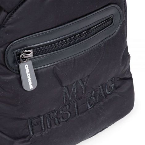 Rucsac pentru copii matlasat Childhome My First Bag Negru - poza 3