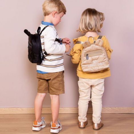 Rucsac pentru copii matlasat Childhome My First Bag Negru - poza 4