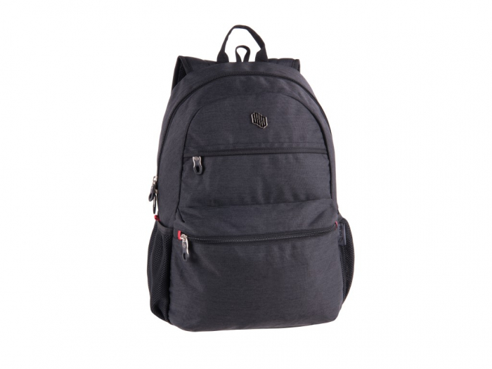 Rucsac pentru scoala cu compartiment laptop,model Steph Dark Gray,46x33x23 cm