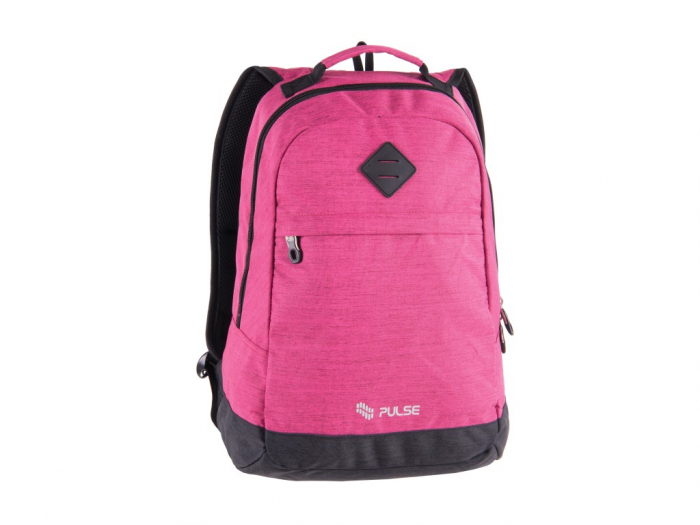 Rucsac pentru scoala cu compartiment pentru laptop,model Creamy Pink,46x32x15 cm