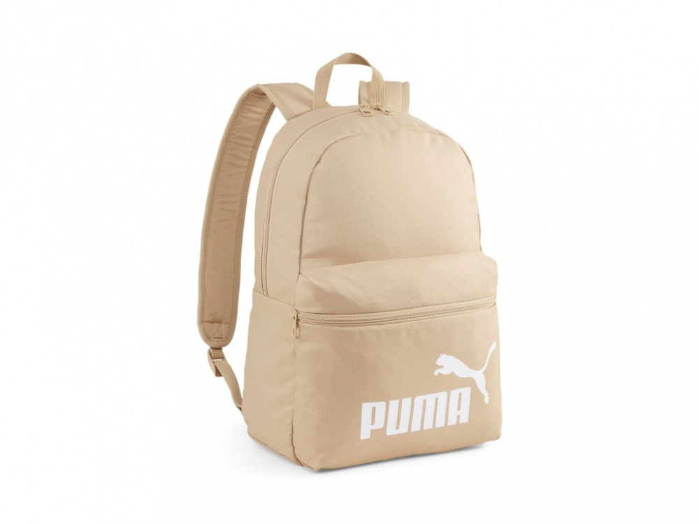 Rucsac Puma Phase bej pentru scoala,30x14x44 cm