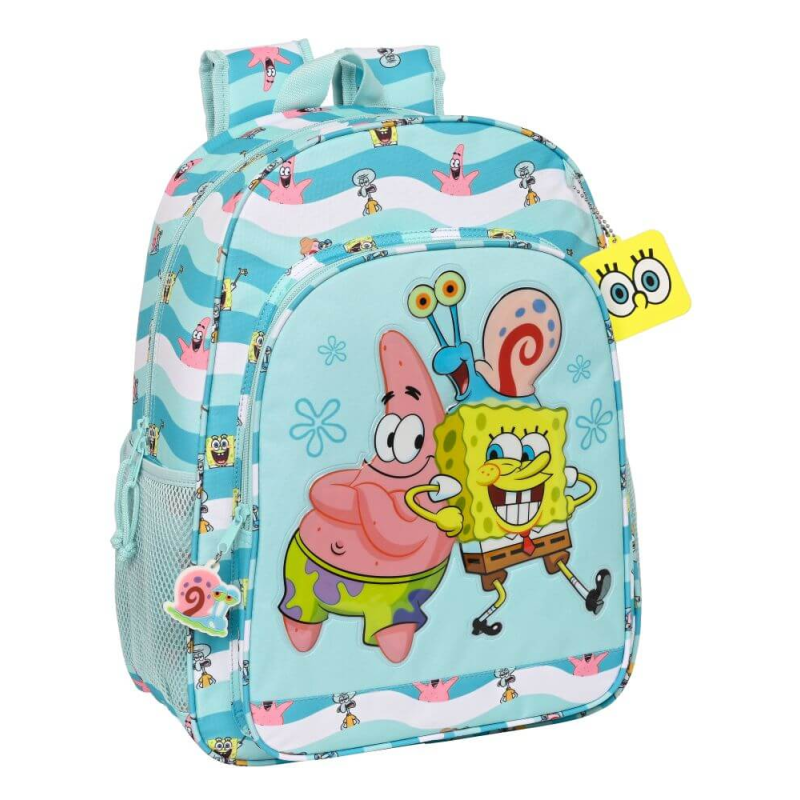 Rucsac scoala clasa I-II Sponge Bob Stay Positive 33x42x14 cm - poza 1