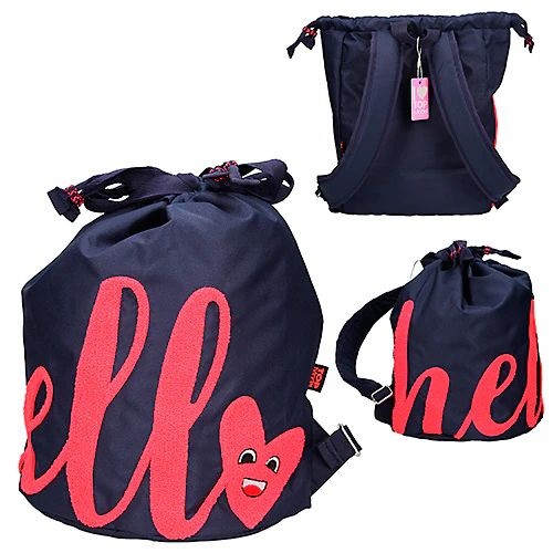 Rucsac Top Model Hello Albastru 36x17x26 cm - poza 2