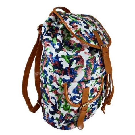 Rucsac urban Artesani, insertii albastre - LaRue - poza 2
