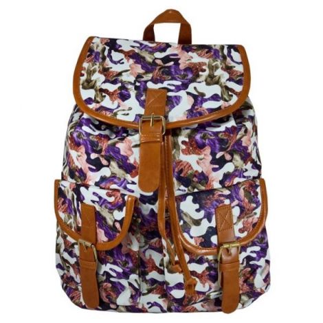 Rucsac urban Artesani, insertii mov - LaRue - poza 1