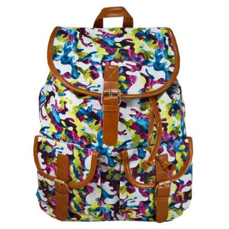 Rucsac urban Artesani, insertii verzi - LaRue - poza 1