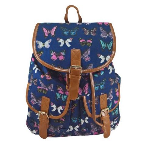 Rucsac urban Butterfly, fond albastru inchis - LaRue - poza 2
