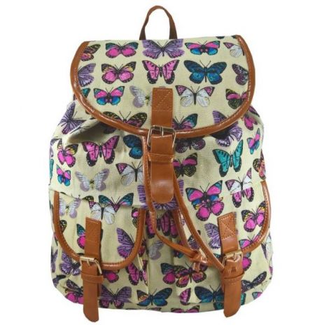 Rucsac urban Butterfly, fond bej - LaRue - poza 1