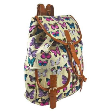Rucsac urban Butterfly, fond bej - LaRue - poza 2