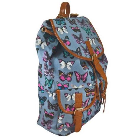 Rucsac urban Butterfly, fond gri - LaRue - poza 1