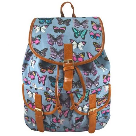 Rucsac urban Butterfly, fond gri - LaRue - poza 2