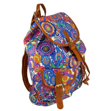 Rucsac urban De Ziga Joven, fond crem - LaRue - poza 2
