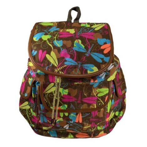 Rucsac urban Dragonfly, fond maro - LaRue - poza 1
