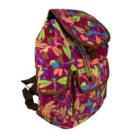 Rucsac urban Dragonfly, fond roz inchis - LaRue - poza 2