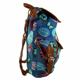 Rucsac urban Love2Travel, bleu, LaRue - poza 2