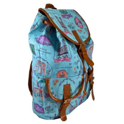 Rucsac urban Paris Pastel Ciel - LaRue - poza 2