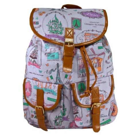 Rucsac urban Paris Pastel Lilas - LaRue