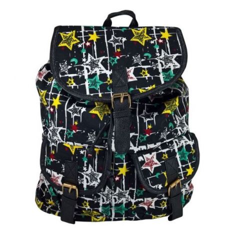 Rucsac urban Stars, fond negru - LaRue - poza 1