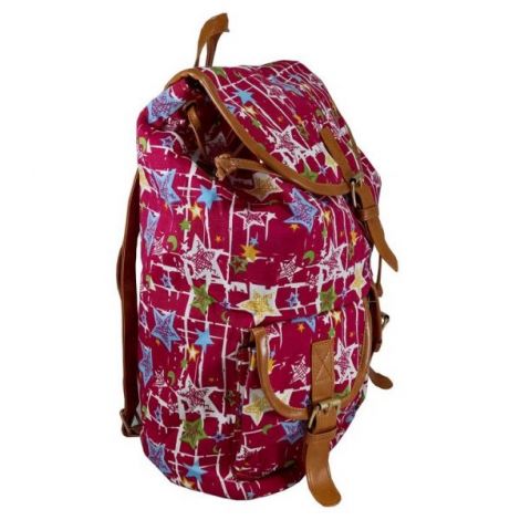 Rucsac urban Stars, fond roz inchis - LaRue - poza 2