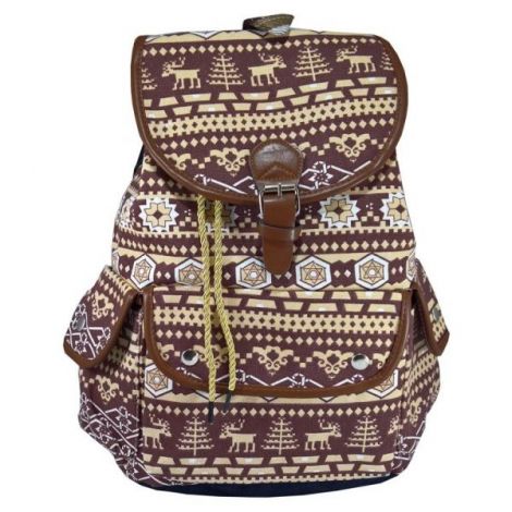 Rucsac urban Wish U, fond maro - LaRue - poza 1