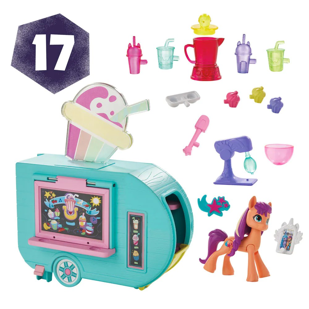 Rulota de Smoothie a lui Sunny Starscount Hasbro My Little Pony - poza 3