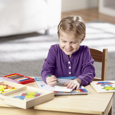 Sabloane si forme geometrice din lemn Melissa and Doug - poza 2