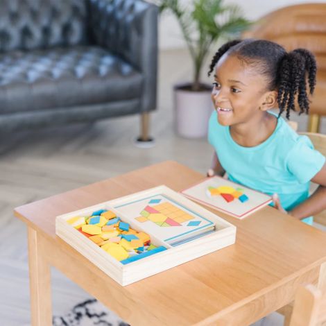 Sabloane si forme geometrice din lemn Melissa and Doug - poza 3
