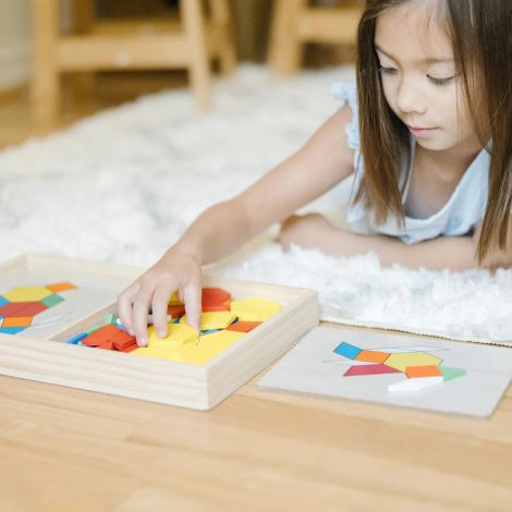 Sabloane si forme geometrice din lemn Melissa and Doug - poza 4