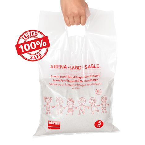 Sac 5 kg nisip pentru activitati educative, Montessori - poza 3