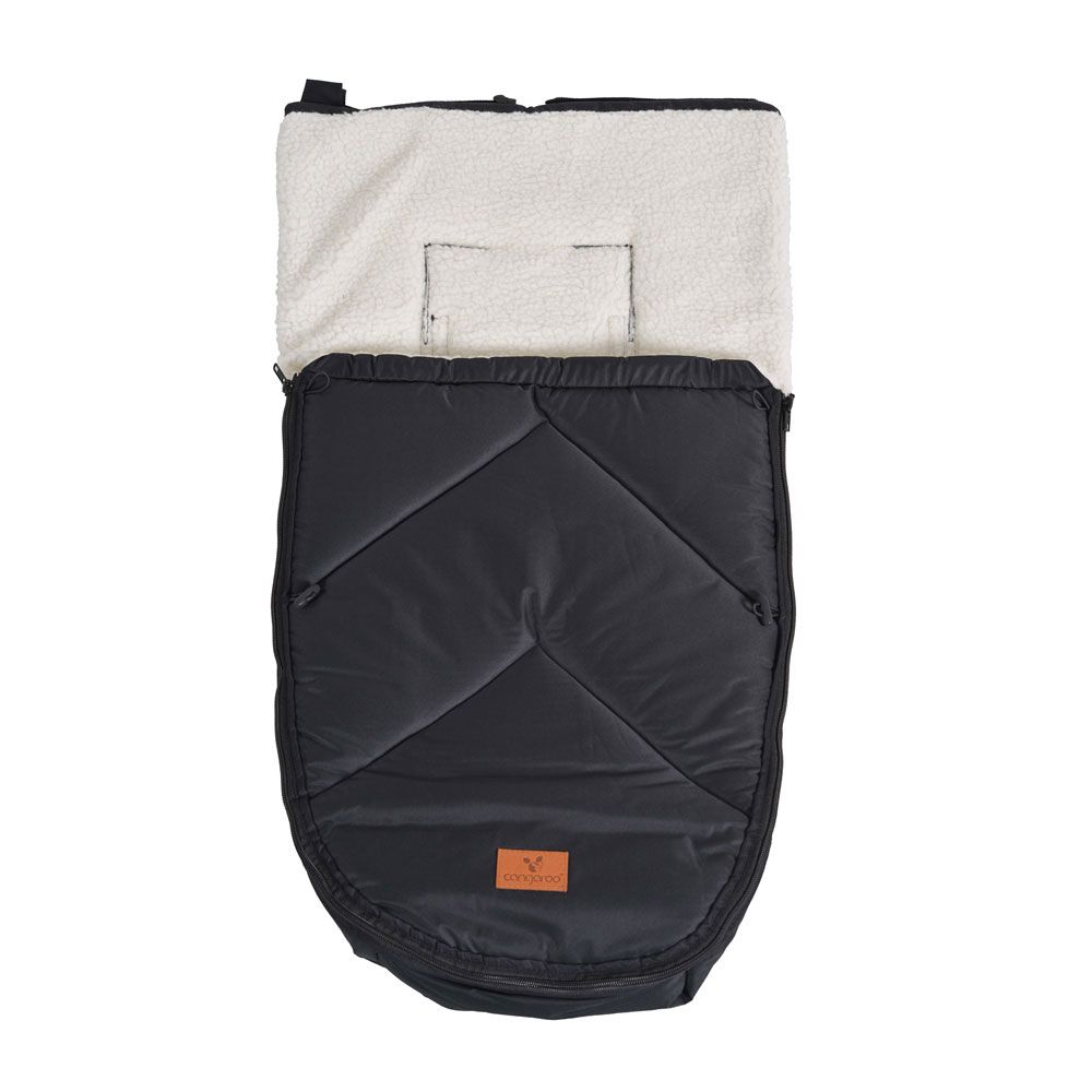 Sac de dormit de iarna pentru carucior Cangaroo Luxe Negru - poza 1