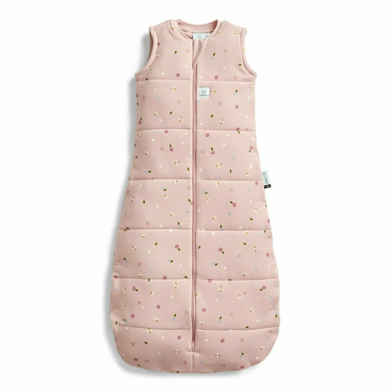Sac de dormit, ErgoPouch, Jersey, 8-24 luni, 8-14 kg, TOG 2.5, Bumbac organic, Fermoar bidirectional, Lavabil la masina, Croiala slim fit, Certificat non-toxic, Premiat in Australia, Roz