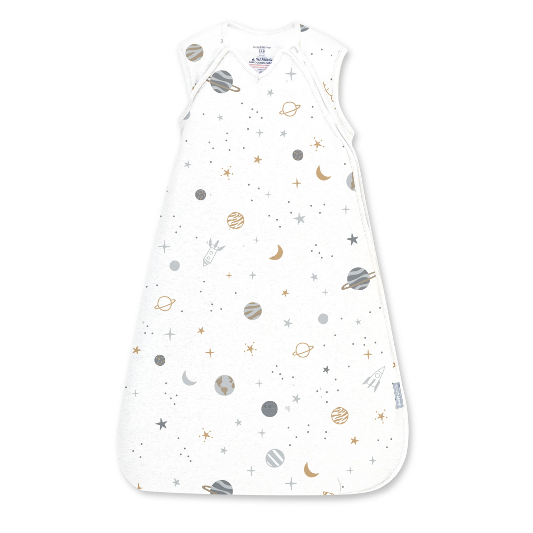 Sac de dormit Ingenuity Swaddle Me Night Sack Sleeper, 3-18 luni, Sunset Space
