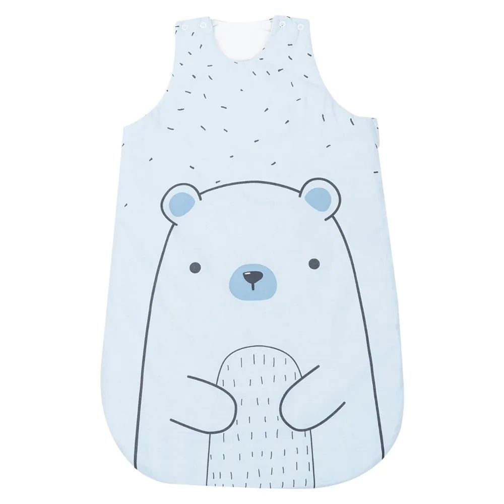 Sac de dormit pentru bebelusi Kikka Bear With Me 90 cm 6-18 luni Albastru