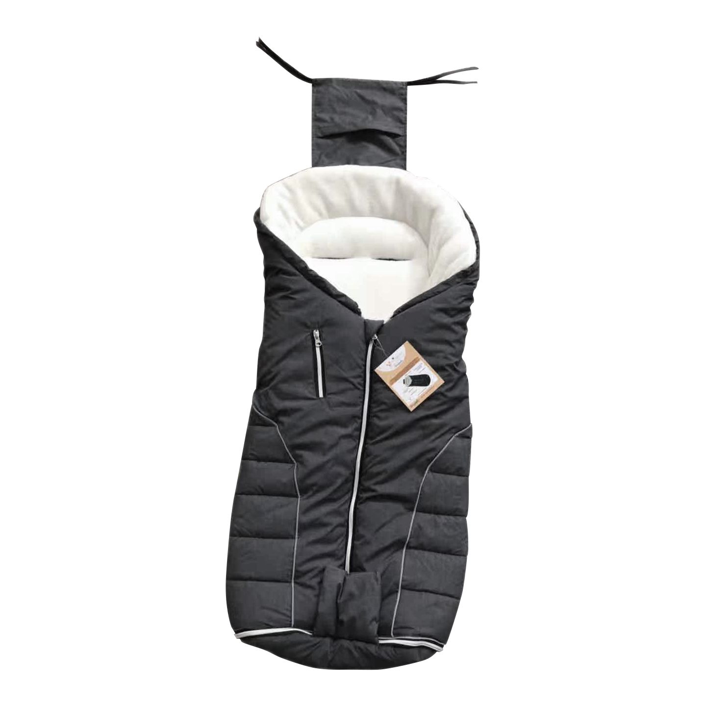 Sac de dormit pentru carucior Cangaroo Snuggle graphite - poza 1