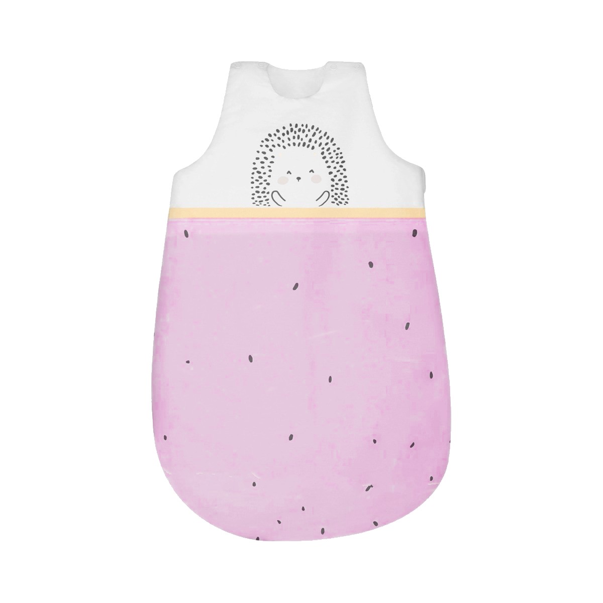 Sac de dormit pentru vara Kikka Boo 70 cm 0-6 luni Hedge Hugs Roz
