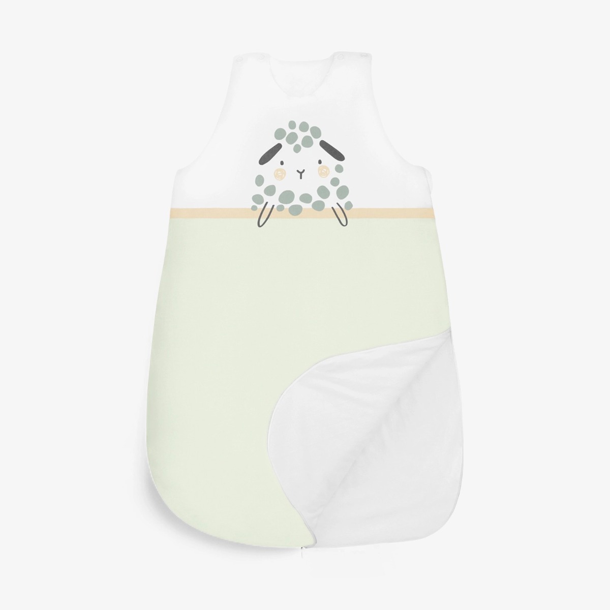 Sac de dormit pentru vara Kikka Boo 90 cm 6-18 luni Sleepy Sheep - poza 2