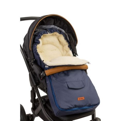 Sac de iarna Sensillo lana Navy 95x40 cm - poza 4