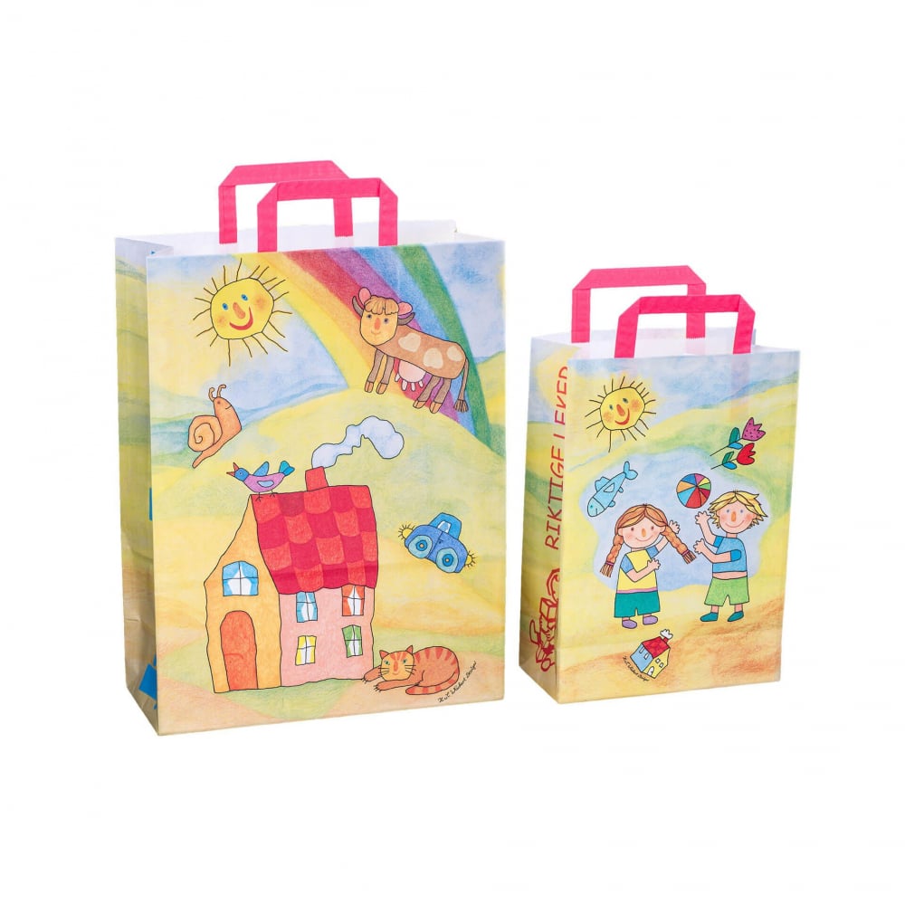 Sacosa cadou din hartie - Kinder, 45x17x 48cm, 100 g m ²