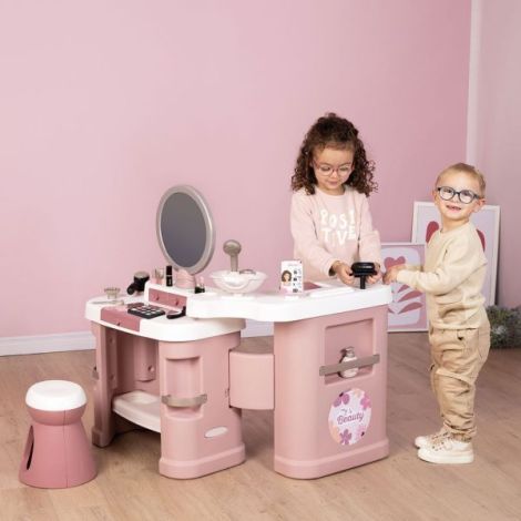 Salon de infrumusetare Smoby My Beauty Center roz cu 26 accesorii - poza 4