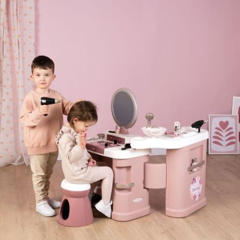 Salon de infrumusetare Smoby My Beauty Center roz cu 26 accesorii - poza 5