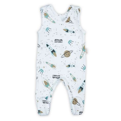 Salopeta de bumbac 100% (182023) Colectia Star Alba Marimea 68