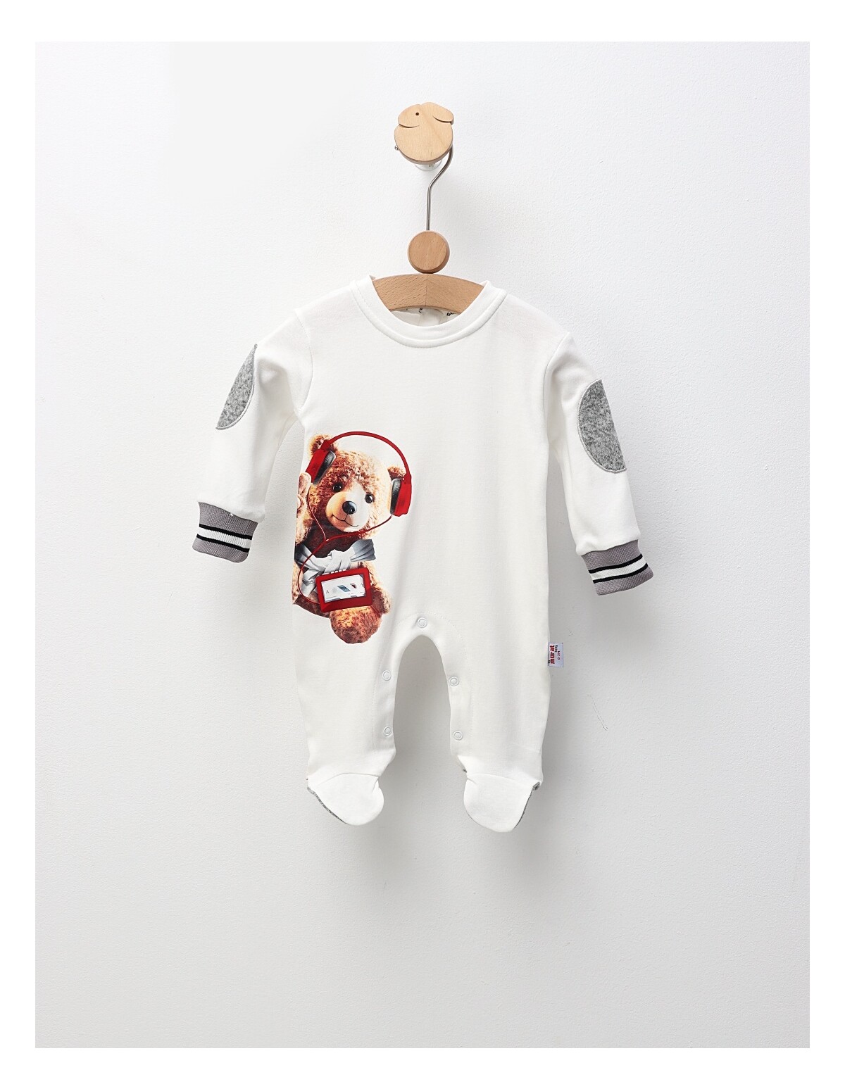 Salopeta Music Bear, model alb