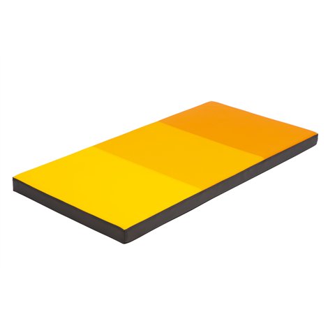 Saltea de gimnastica grosime medie Yellow, 120x60x6 cm, cu certificat Oeko-Tex, cresa si gradinita - poza 1